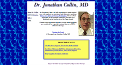 Desktop Screenshot of drjonathancollin.com